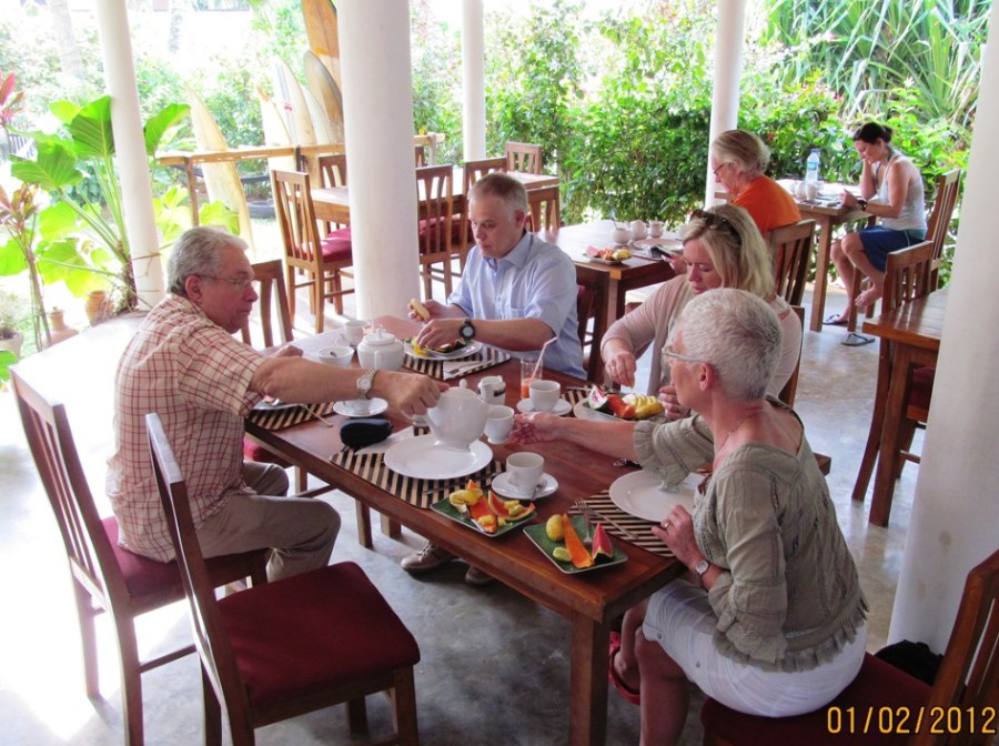 Surf Lanka breakfast - Matara
