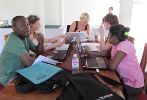 MSc DM students busy searching for information - and discussing it online