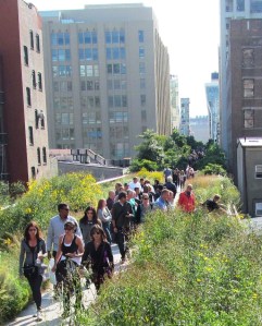 NY high line - railroad converted to park