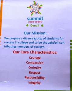 Summit primary school in Silicon valley, California, systematically works on attitudes in their education